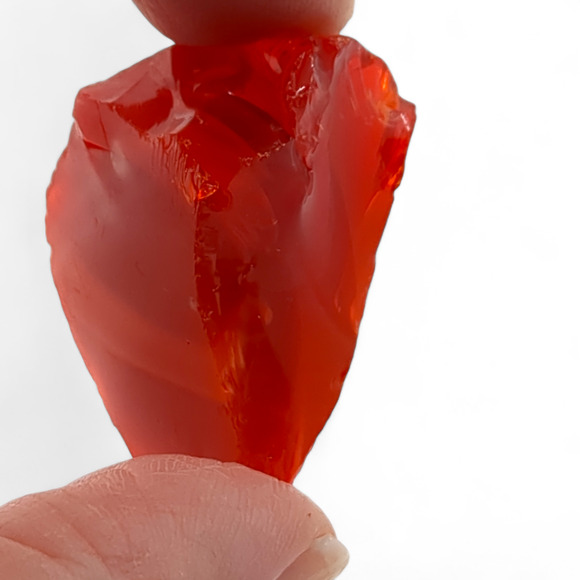 Amberina and Ruby Swirl Slag Art Glass Cullet #4S41 - Picture 5 of 6